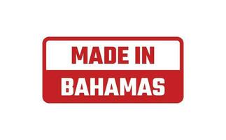 Made In Bahamas Rubber Stamp vector