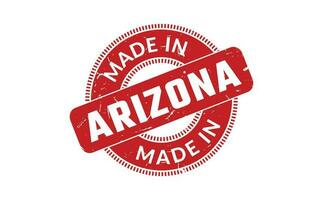 Made In Arizona Rubber Stamp vector