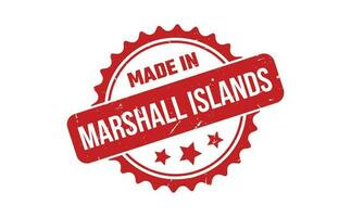 hecho en Marshall islas caucho sello vector