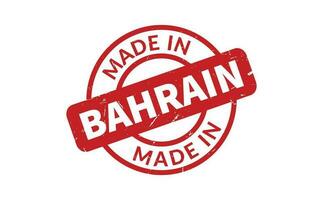 Made In Bahrain Rubber Stamp vector