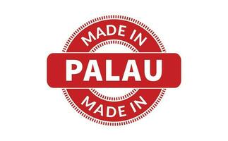 Made In Palau Rubber Stamp vector