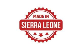 Made In Sierra Leone Rubber Stamp vector