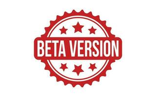 Beta Version Rubber Stamp Seal Vector