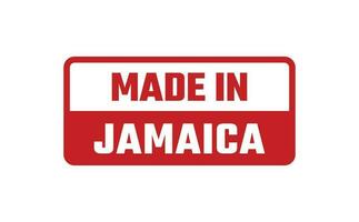 hecho en Jamaica caucho sello vector
