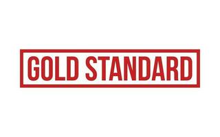 Gold Standard Rubber Stamp Seal Vector