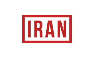 Iran Rubber Stamp Seal Vector
