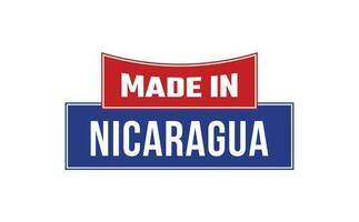 Made In Nicaragua Seal Vector