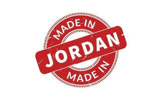 Made In Jordan Rubber Stamp vector