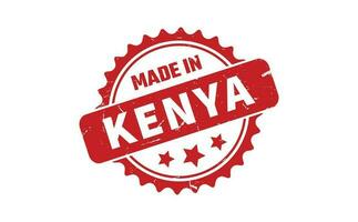 Made In Kenya Rubber Stamp vector