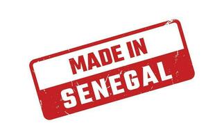 Made In Senegal Rubber Stamp vector