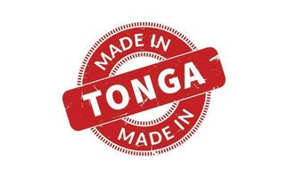 Made In Tonga Rubber Stamp vector