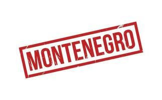 Montenegro Rubber Stamp Seal Vector