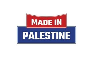 hecho en Palestina sello vector
