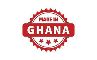 Made In Ghana Rubber Stamp vector