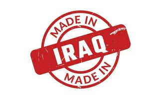 Made In Iraq Rubber Stamp vector