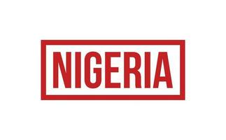 Nigeria Rubber Stamp Seal Vector