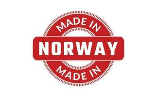 Made In Norway Rubber Stamp vector