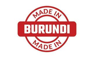 Made In Burundi Rubber Stamp vector