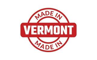 Made In Vermont Rubber Stamp vector