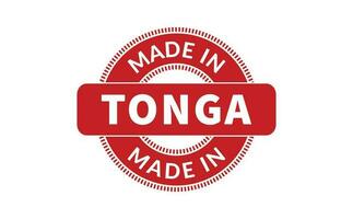 Made In Tonga Rubber Stamp vector