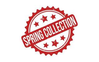 Spring Collection rubber grunge stamp seal vector