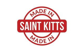 Made In Saint Kitts Rubber Stamp vector