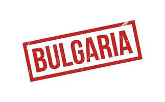 Bulgaria caucho sello sello vector