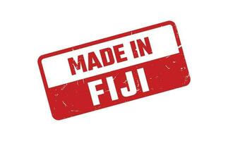 hecho en Fiji caucho sello vector