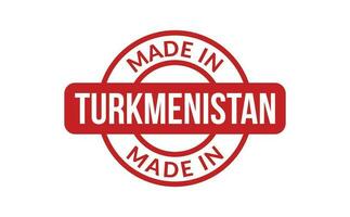 Made In Turkmenistan Rubber Stamp vector