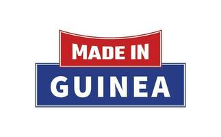 Made In Guinea Seal Vector