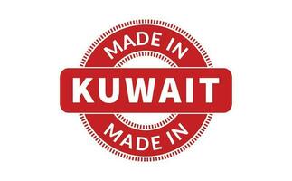 Made In Kuwait Rubber Stamp vector