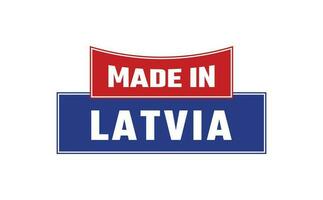 Made In Latvia Seal Vector