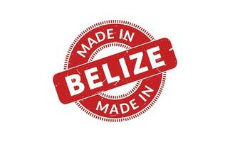 Made In Belize Rubber Stamp vector