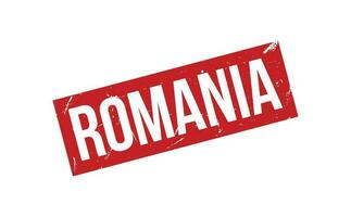 Romania Rubber Stamp Seal Vector