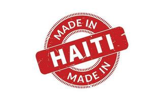 Made In Haiti Rubber Stamp vector