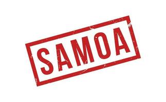 Samoa Rubber Stamp Seal Vector