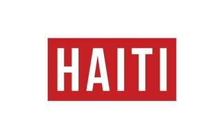 Haití caucho sello sello vector
