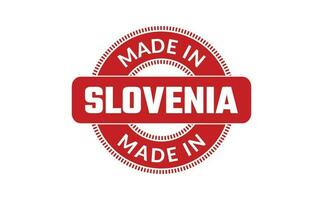 Made In Slovenia Rubber Stamp vector