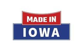 Made In Iowa Seal Vector