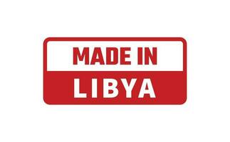 Made In Libya Rubber Stamp vector