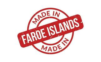 Made In Faroe Islands Rubber Stamp vector