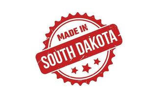 Made In South Dakota Rubber Stamp vector