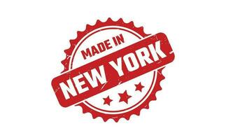 Made In New York Rubber Stamp vector