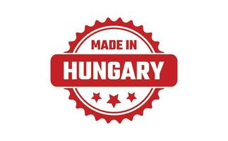 Made In Hungary Rubber Stamp vector