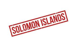 Solomon Islands Rubber Stamp Seal Vector