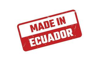 Made In Ecuador Rubber Stamp vector