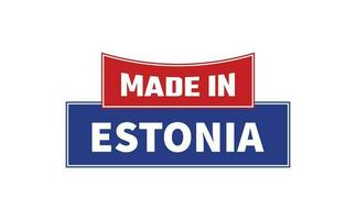 hecho en Estonia sello vector