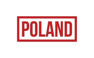 Poland Rubber Stamp Seal Vector