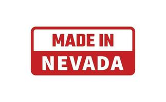 hecho en Nevada caucho sello vector