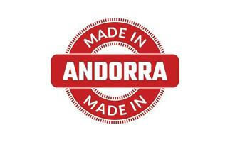 Made In Andorra Rubber Stamp vector